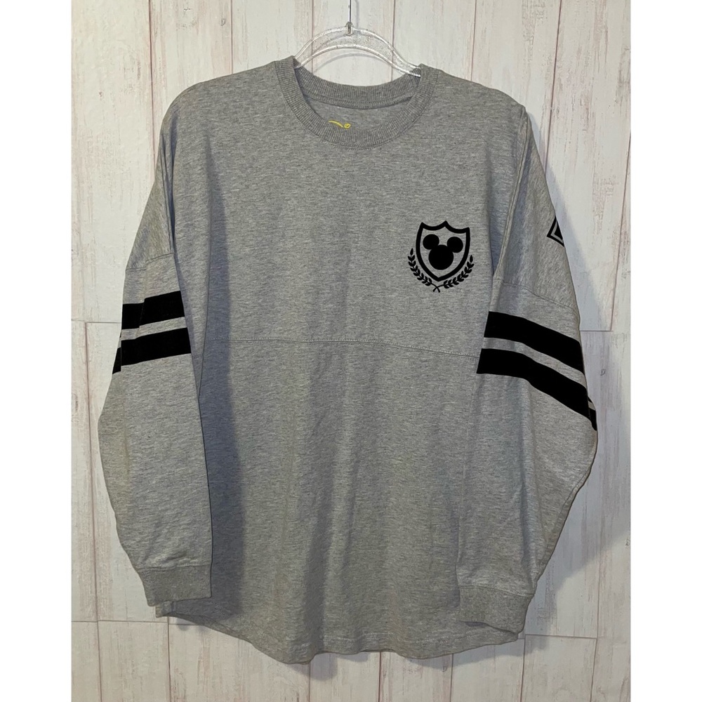 Disney Mickey Mouse Gray Spirit Jersey Sweatshirt Women’s Size M